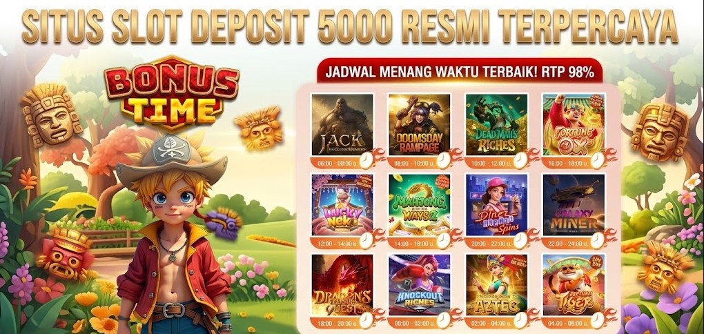 slot deposit 5000